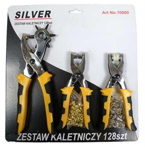 Інструмент для пробивання отворів 128 ін. Silver S10900 набір для встановлення люверсів