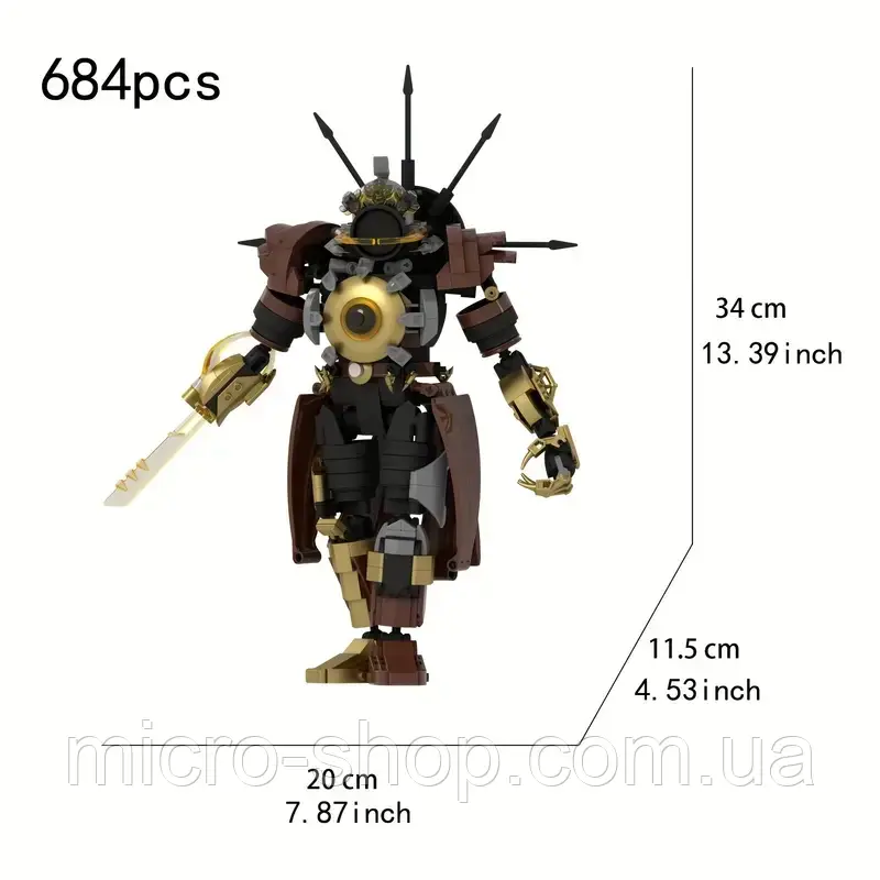 Конструктор Сіністер Титан Клокмен Sinister Titan Clockman 684 деталі