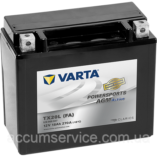 Акумулятор Varta Powersports AGM 518 909 027