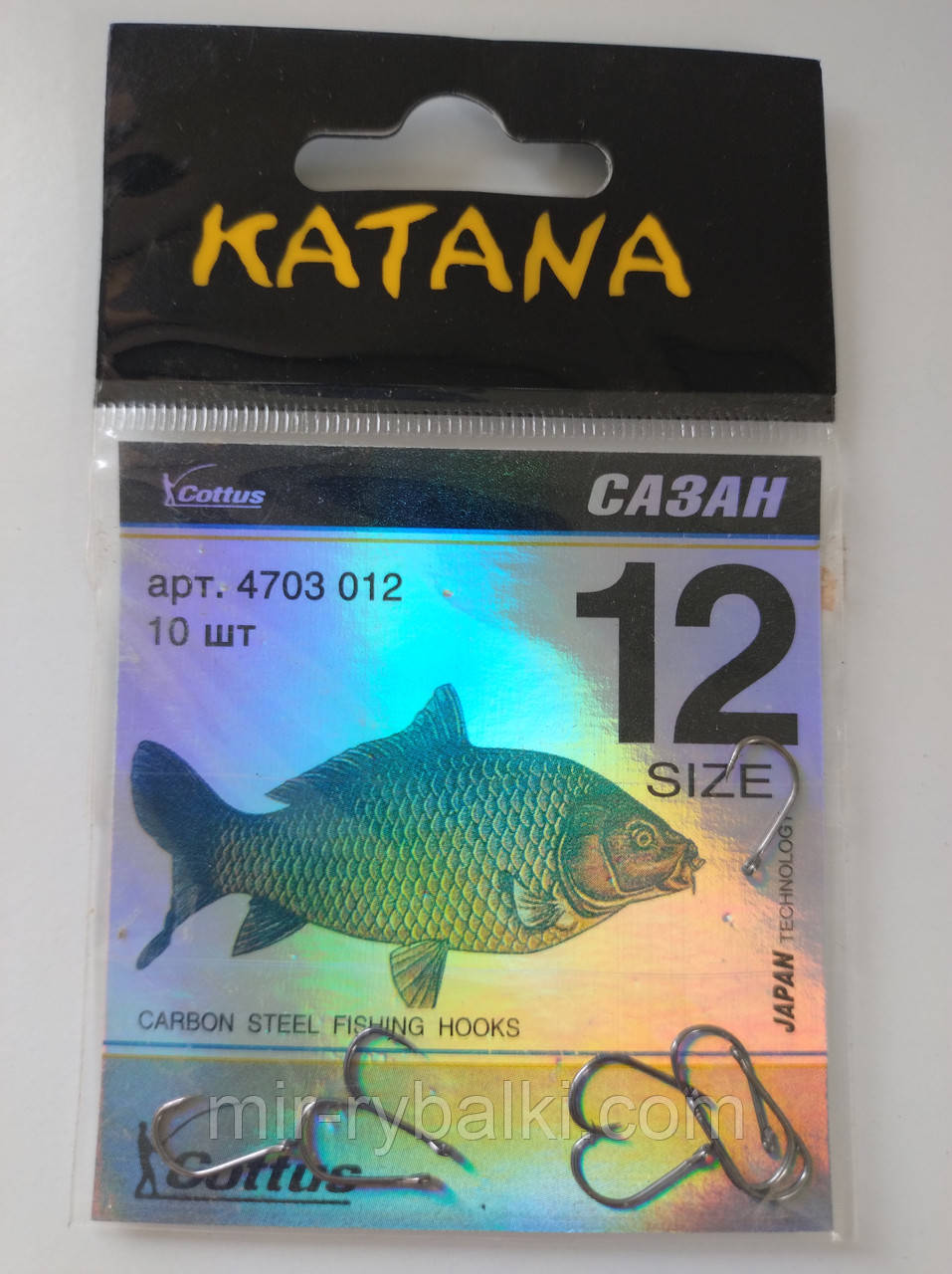 Гачки Katana сазан 12, фото 1