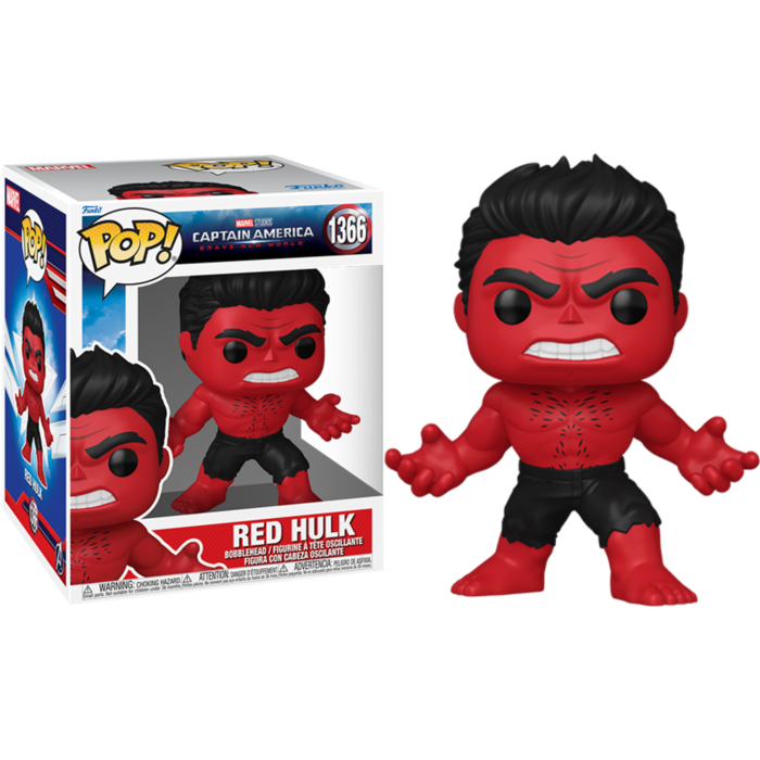 Фігурка Funko Pop Капітан Америка: Новий світ Червоний Халк Captain America Red Hulk 10 см FP CA RH 1366, фото 1