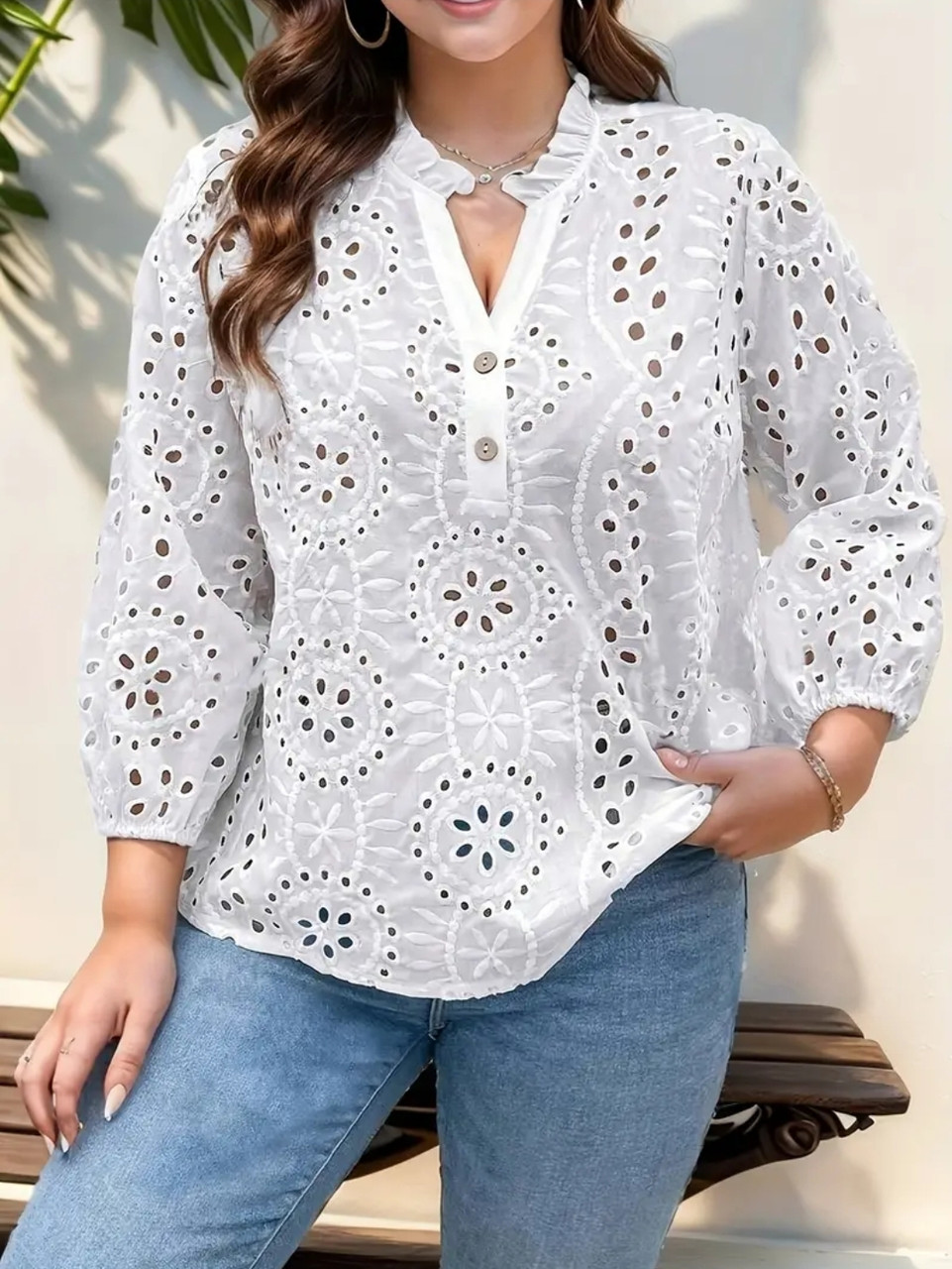 Легка блузка PLUS SIZE