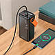 Портативний аккумулятор Повербанк Power Bank Borofone BJ66 40000mAh зі швидкою зарядкою PD/QC 22.5W, чорний, фото 3
