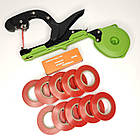 Професійний садовий степлер для підв'язування рослин і винограду, набір 10 стрічок і 10 000 скоб, фото 3