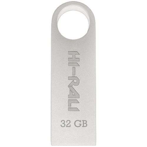 USB флеш-накопичувач Hi-Rali Shuttle 32gb (Сталевий)