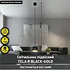 Світильник TELA R DL Чорно-золотий Esllse для лампи GX53 100x1000 мм, фото 2
