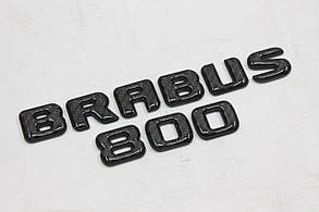 Напис Brabus 800 двоскладний black + carbon
