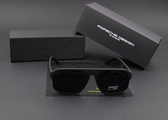 Окуляри чоловічі сонцезахисні Porsche Design поляризаційні (арт. P965) матова оправа, фото 3