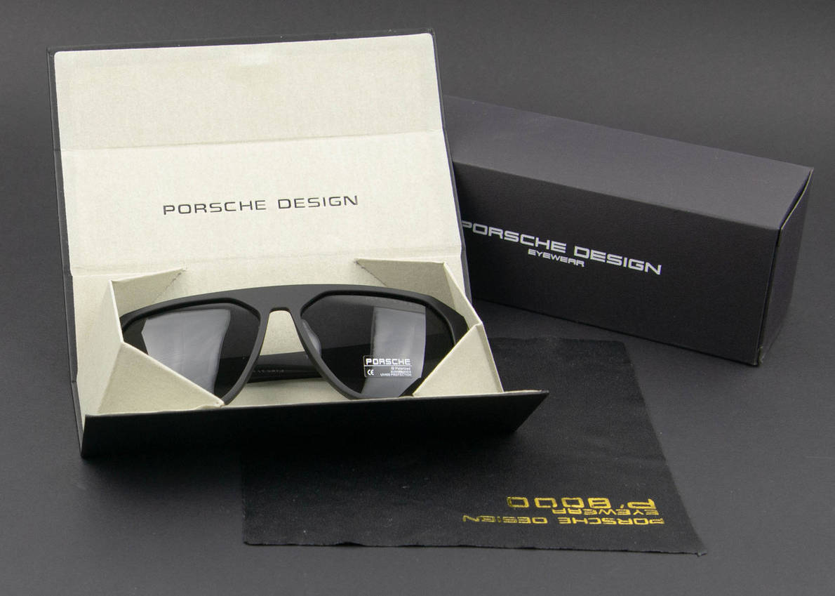 Окуляри чоловічі сонцезахисні Porsche Design поляризаційні (арт. P965) матова оправа, фото 1