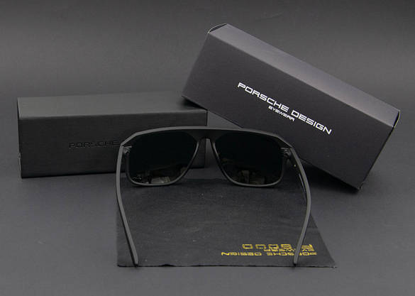 Окуляри чоловічі сонцезахисні Porsche Design поляризаційні (арт. P965) матова оправа, фото 5