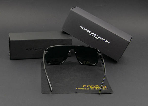 Окуляри чоловічі сонцезахисні Porsche Design поляризаційні (арт. P965) глянсова оправа, фото 5