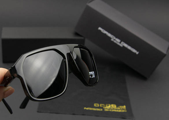 Окуляри чоловічі сонцезахисні Porsche Design поляризаційні (арт. P965) глянсова оправа, фото 6