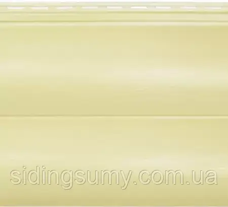 Сайдинг BlockHouse Slim кремовий двопереломний, 3660х230x1,1 мм, фото 1