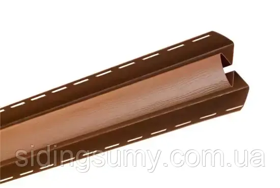 Планка Т-13 внутрішній кут "BH" BlockHouse дуб світлий 3050 мм, фото 1