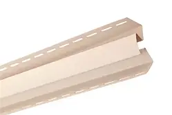 Планка Т-13 внутрішній кут "BH" BlockHouse бежева 3050 мм