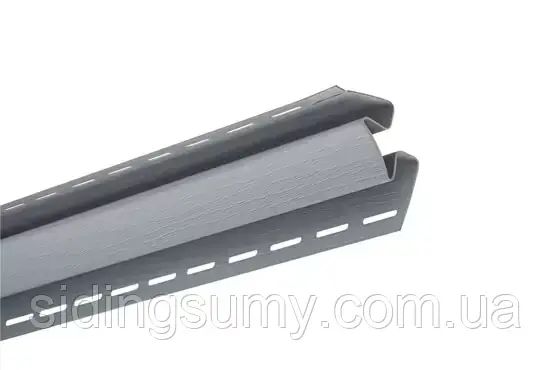 Планка "внутрішній кут" Alta-Siding світло-сіра 3050 мм, фото 1