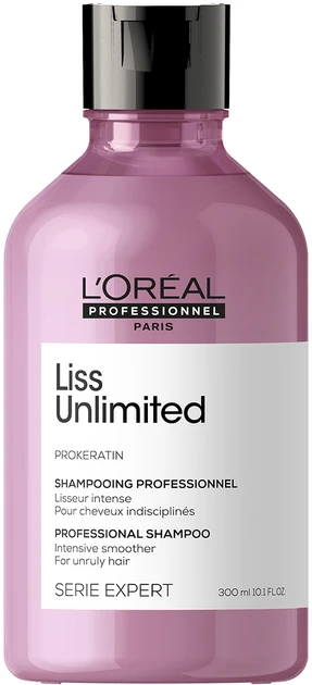 Розгладжувальний шампунь для неслухняного волосся L'Oreal Professionnel Serie Expert Liss Unlimited Shampoo 300 мл, фото 1