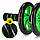 Ролик (гімнастичне колесо) для преса 4FIZJO Ab Wheel Black/Green (P-5907222931523), фото 7