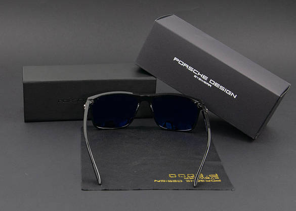 Окуляри чоловічі сонцезахисні Porsche Design поляризаційні (арт. P6773) глянсова оправа, фото 6