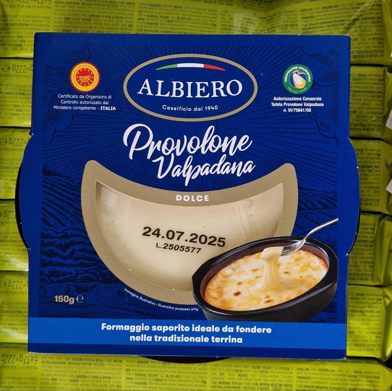 Глиняна тарілка з сиром Albiero 150 г.