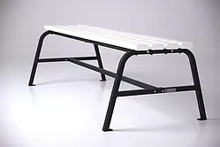 Лавка Classic без спинки / Біло-чорний