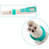 Аналізатор тестер води ORP/ТДС/РН/Ес/SALT/S.G/Темп 7 в 1 C-600 Блакитний, фото 5