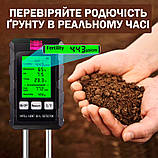 Тестер 6 в 1 ґрунту ST03 вимірник для садівництва Портативний, фото 3