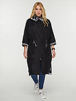 Трендовий жіночий легкий демісезонний подовжений двосторонній плащ ''Інгрід''