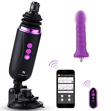 Міні сексмашина Hismith Mini Capsule Sex-Machine with Strong Suction APP, дуже потужна, пульт ДК