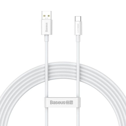 Кабель Baseus Superior Series (SUPERVOOC) USB - Type-C 65W/2m (CAYS001002) (White)