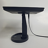 Прямокутне LED дзеркало для макіяжу Large Mirror, настільне дзеркало з LED-підсвічуванням Чорне MLLM-22-Black, фото 11