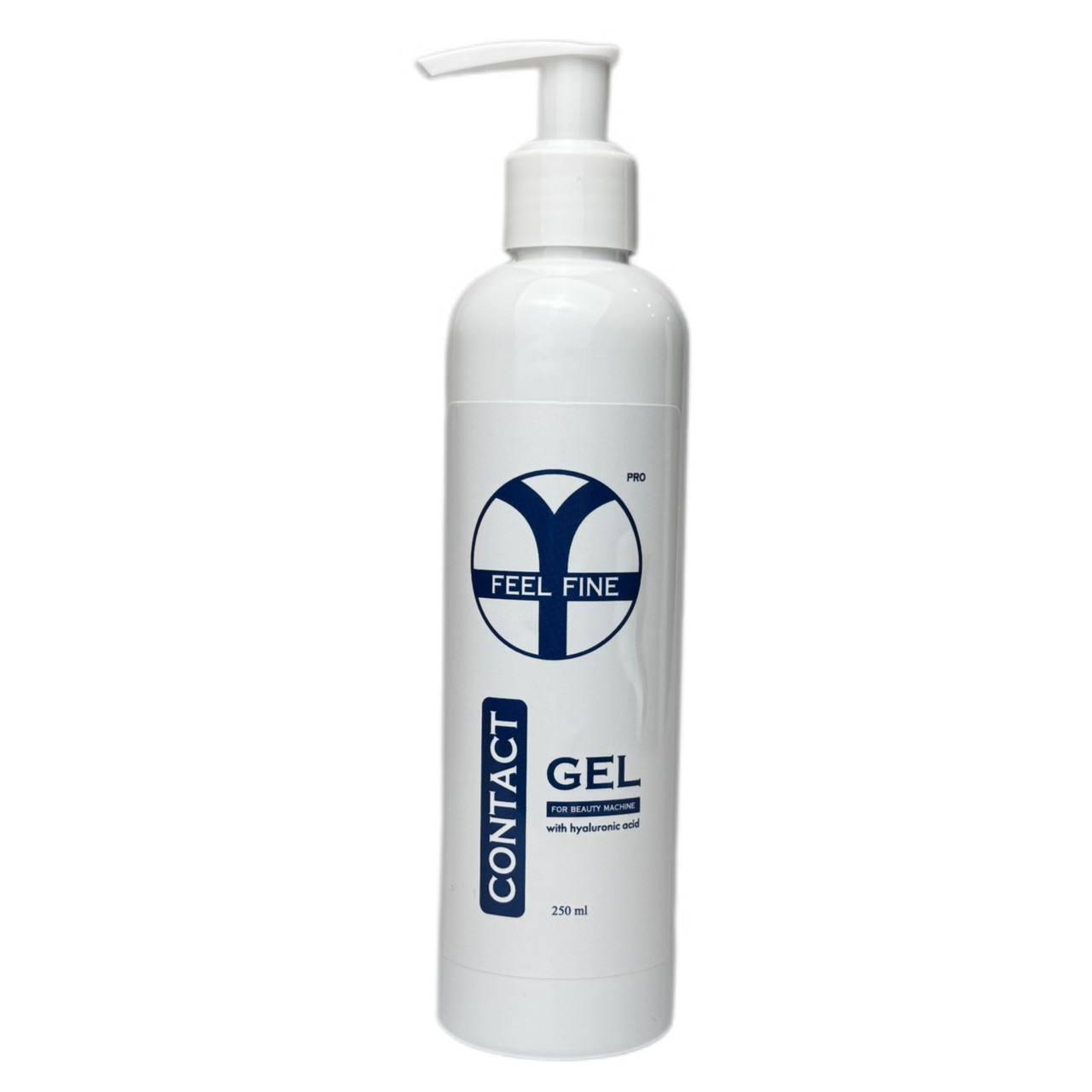 Контактний гель з гіалуроновою кислотою CONTACT GEL WITH HYALURONIC ACID FEEL FINE 250 мл