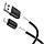 Кабель Hoco X82 USB - Lightning 2.4A/1m (Чорний), фото 3