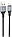 Кабель Hoco X86 Spear silicone USB - Lightning 2.4A/1m (Чорний), фото 3
