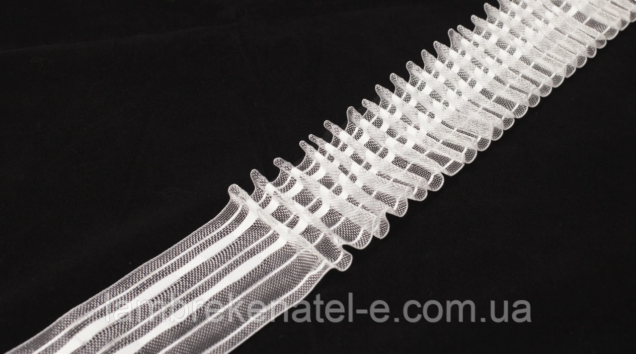 Тасьма тип сбірки "олівець" прозора для тюлю, фото 1