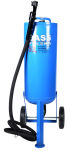 Піскоструминний апарат сифонового тиску 50 л Bass Polska 4254, апарат для піскоструминної обробки з манометром та захисною маскою