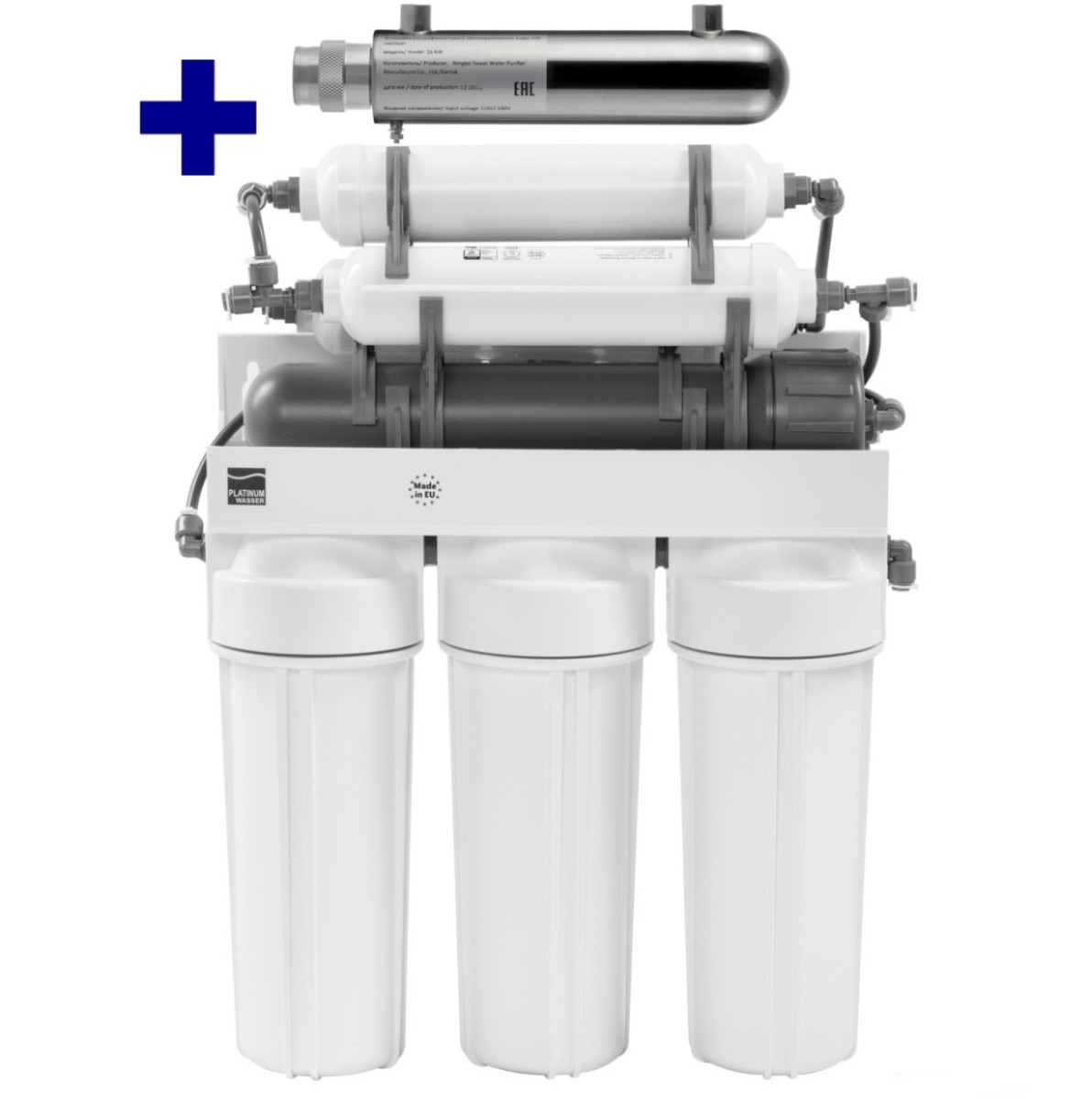 Фільтр зворотного осмосу Platinum Wasser RO 8 UV