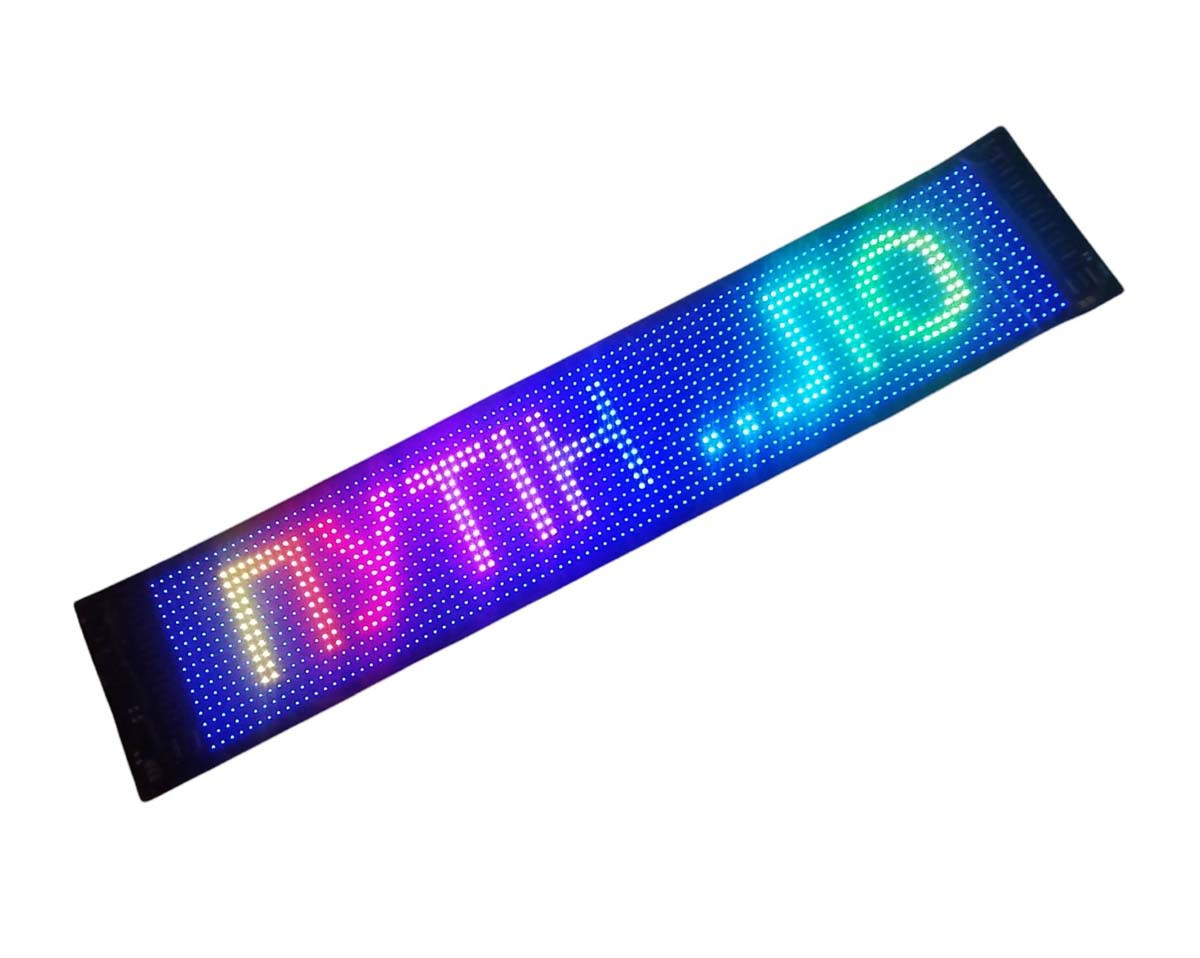 Гнучкий екран LED Matrix Panel APP BT RGB 120mm*595mm, фото 1