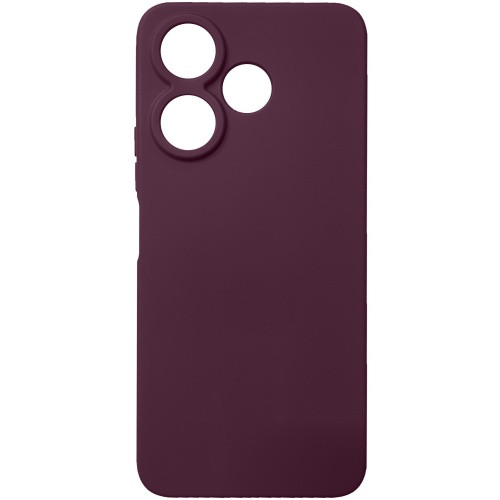 Чохол Soft Silicone Case Full для Xiaomi Redmi 13 4G/Poco M6 4G (Бордовий)