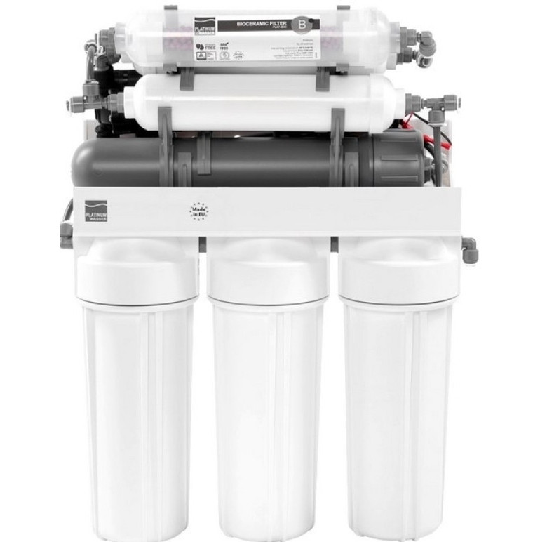 Фільтр зворотного осмосу з насосом Platinum Wasser RO7P