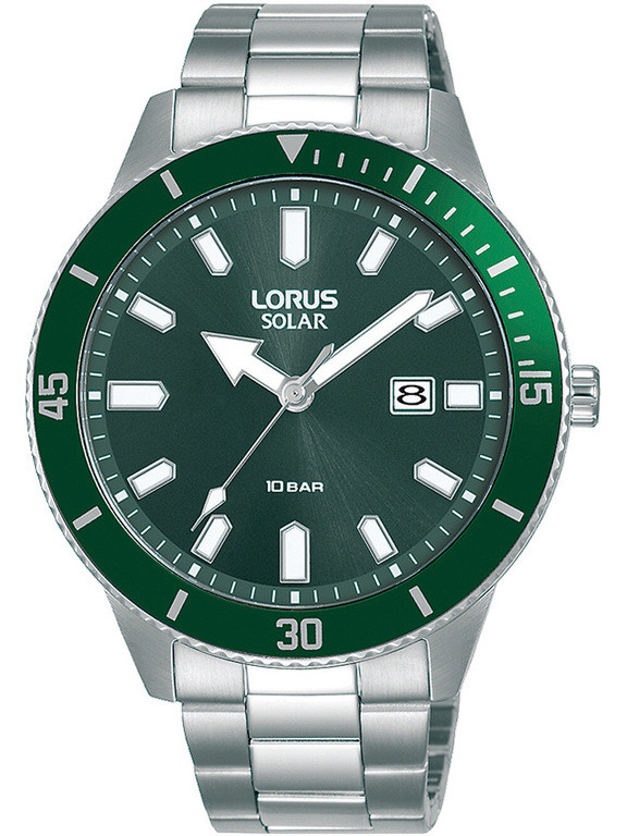 Lorus solar 43mm rx315ax9 годинник