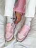 Жіночі кросівки Nike Sb Dunk Low Teddy Bear Pink Кеди Найк СБ Данк рожеві низькі замша текстиль демісезон, фото 7