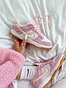 Жіночі кросівки Nike Sb Dunk Low Teddy Bear Pink Кеди Найк СБ Данк рожеві низькі замша текстиль демісезон, фото 8