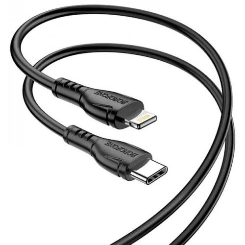 Кабель Borofone BX51 Type-C - Lightning 12W/3A/1m (Чорний)