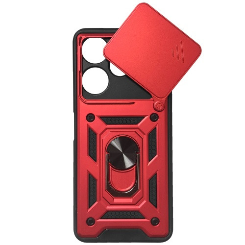 Чохол-накладка Armor Magnet CamShield для Xiaomi Redmi 13 4G/Poco M6 4G - Red