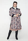 Трендовий жіночий легкий демісезонний подовжений двосторонній плащ на шнуровкі''Інгрід'', фото 2