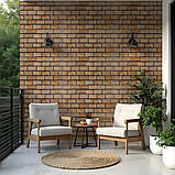 Декоративна ПВХ панель цегла під коричневий мармур 960х480х4мм SW-00001428, фото 7