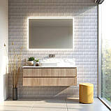 Декоративна ПВХ панель біла клінкерна цегла 960х480х4мм SW-00001431, фото 7