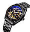 Чоловічий механічний годинник SKMEI 9194 Casual Automatic, фото 5