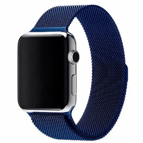 Ремінець для Apple Watch Milanese loop 42/44/45/49 mm (Синій)
